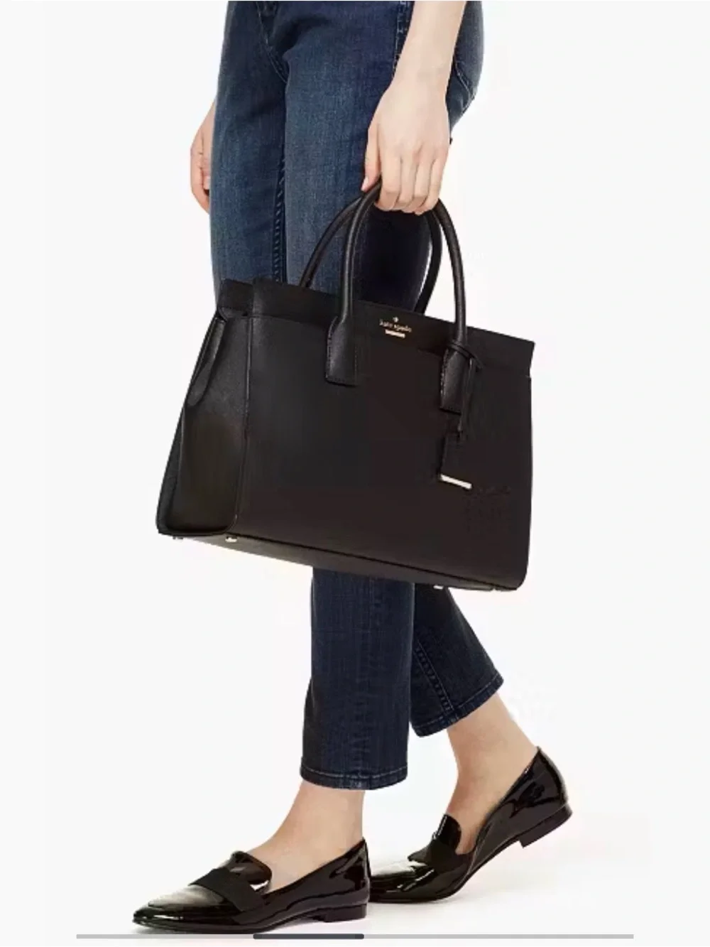 Kate Spade Cameron Street Candace Large Leather Black Satchel Purse